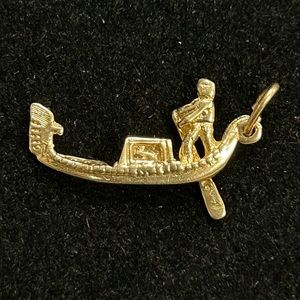UNIQUE Gondola 14k Gold Charm